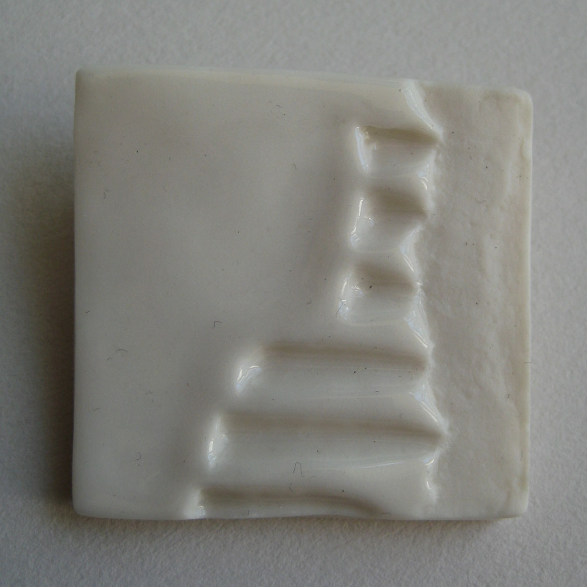 porselein broche 2 lagen