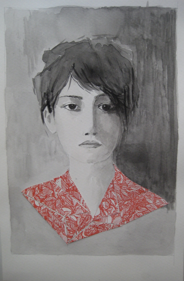aquarel + collage 